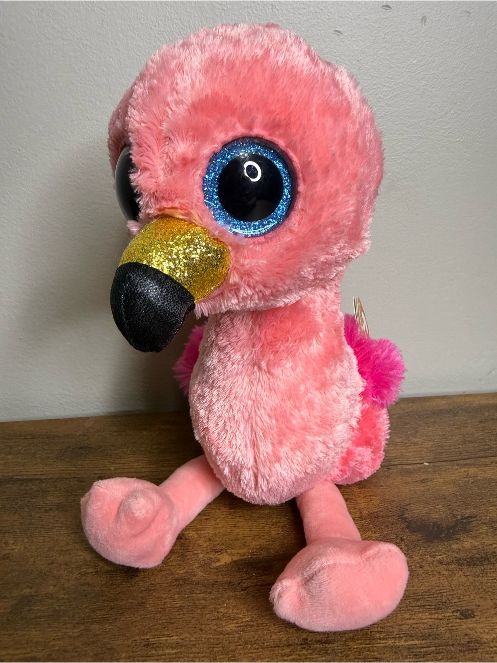 🔥2 for $10🔥 Ty Beanie Boos Gilda Pink Flamingo Bird Toy - 13"